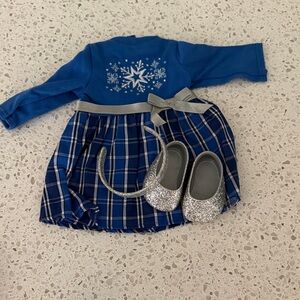 American Girl Truly Me Star and Snow Dress